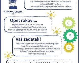 Prijavite se na ovogodišnji Case Study Competition koji se organizira u okviru ovogodišnjega studentskog projekta RITAM KULTURIZMA!